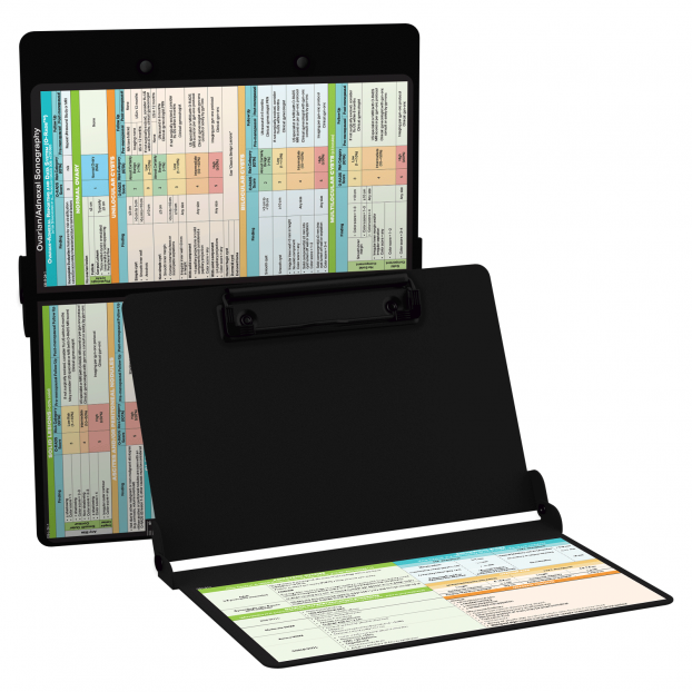 WhiteCoat Clipboard® - Blackout Ovarian/Adnexal Sonography Edition